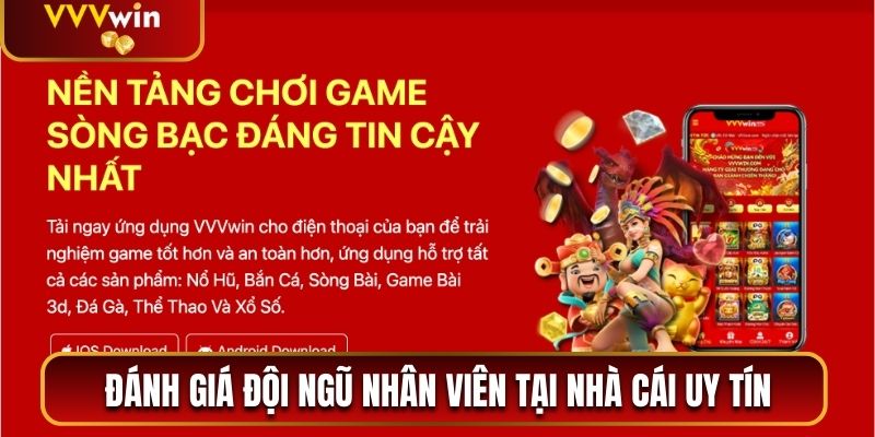 Giới Thiệu VVVwin - Nhà Cái Đổi Thưởng Hướng Đến Cộng Đồng 3 Đánh giá đội ngũ nhân viên tại nhà cái uy tín